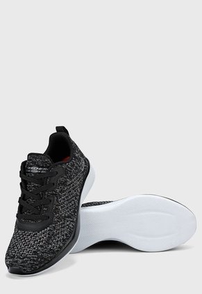 Tenis Training Gris-Blanco Skechers Heather Open