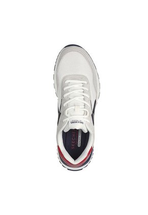Tenis Hombre Skechers Fury Lace Low - Blanco-Gris