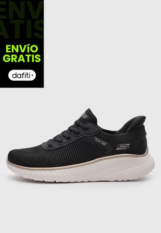 Tenis Lifestyle  SKECHERS Bobs Squad Chaos Negro Skechers