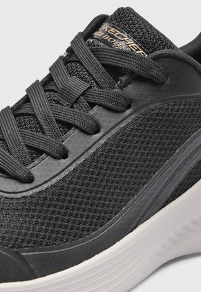 Tenis Lifestyle Negro-Blanco SKECHERS Bobs Sport Squad Waves