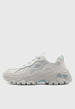 Tenis SKECHERS D'Lites Hiker Blanco