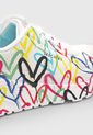 Tenis Lifestyle Blanco-Multicolor Skechers Kids Uno Lite - Spread The Love de Skechers