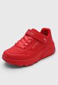 Tenis Lifestyle Rojo-Plateado Skechers Kids Uno Lite de Skechers