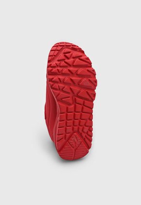 Tenis Lifestyle Rojo-Plateado Skechers Kids Uno Lite