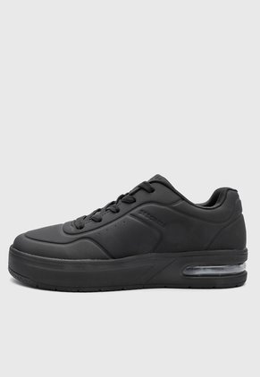 Tenis Lifestyle Skechers Court Hi - Air Negro
