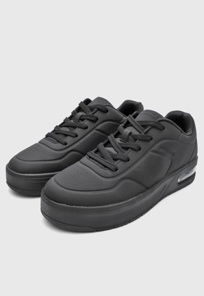 Tenis Lifestyle Skechers Court Hi - Air Negro