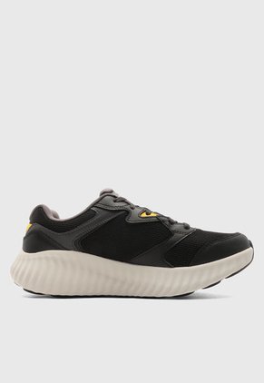 Tenis SKECHERS Basic Mesh Lace Up Negro