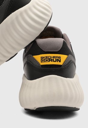 Tenis SKECHERS Basic Mesh Lace Up Negro