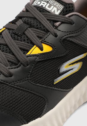 Tenis SKECHERS Basic Mesh Lace Up Negro