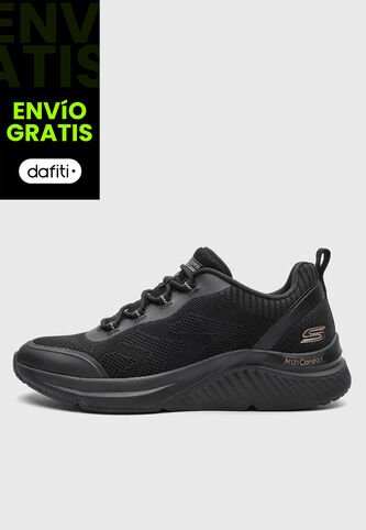 Tenis Lifestyle SKECHERS Bobs Arch Comfor B Sweet Negro Skechers