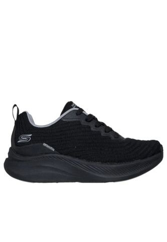 Tenis Skechers Mujer Bobs Moda Flex Veganos Negro Skechers