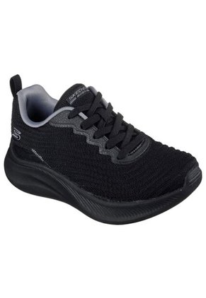 Tenis Skechers Mujer Bobs Moda Flex Veganos Negro