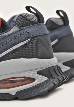 Tenis Running Azul Navy-Negro Skechers Skech-Air Envoy