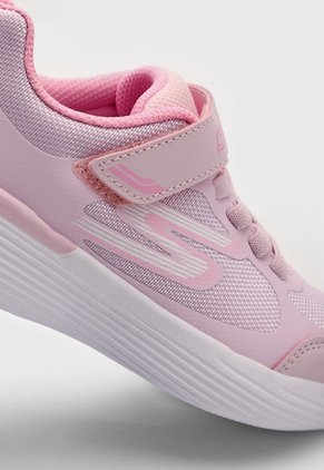 Tenis Running Rosa-Blanco Skechers Kids Go Run 400v2-Gusto Racer