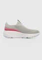 Tenis Running Gris-Blanco-Rosa-Azul Skechers Go Run Elevate - Hot Streak de Skechers