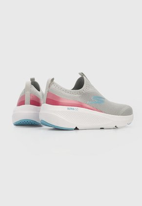 Tenis Running Gris-Blanco-Rosa-Azul Skechers Go Run Elevate - Hot Streak