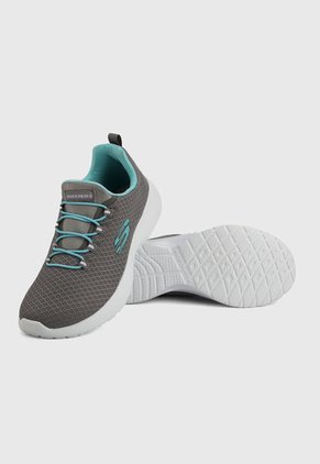 Tenis Training Gris-Azul-Blanco Skechers Dynamight