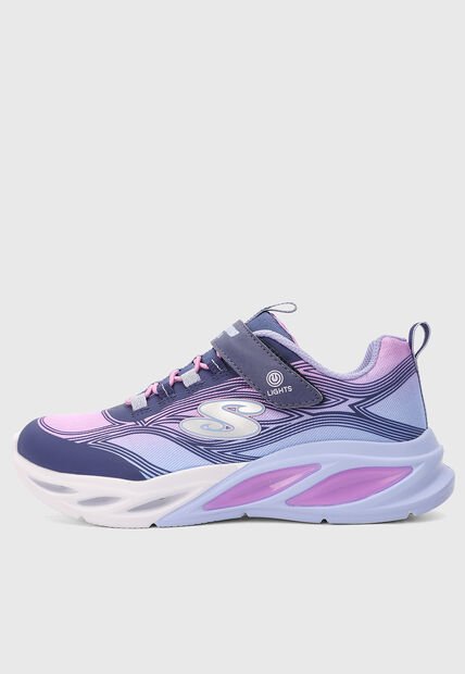 Tenis SKECHERS S Lights Azul