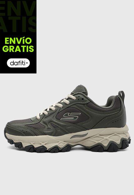 Tenis Outdoor SKECHERS Arch Fit Akhidime - Rindge Verde Oliva