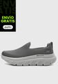 Tenis Walking SKECHERS Go Walk Max Cushioning Hyper Burst Gris de Skechers