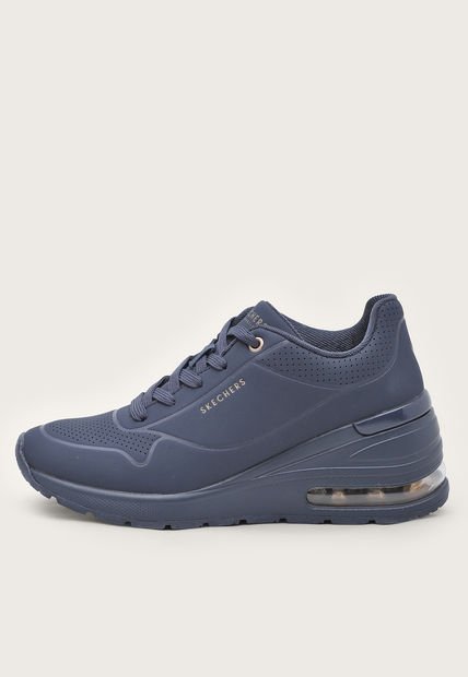 Tenis Lifestyle Azul Navy Skechers Million Air - Elevated Air