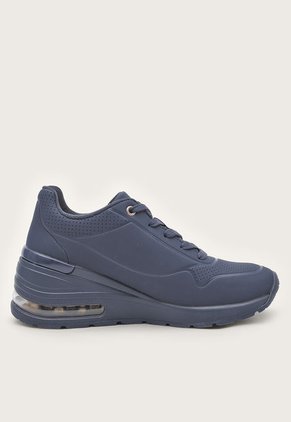 Tenis Lifestyle Azul Navy Skechers Million Air - Elevated Air
