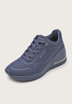 Tenis Lifestyle Azul Navy Skechers Million Air - Elevated Air
