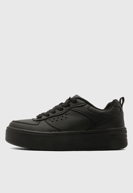 Tenis SKECHERS Court High Negro