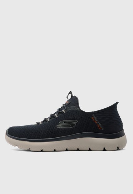 Tenis Running Azul Navy-Beige SKECHERS Summits