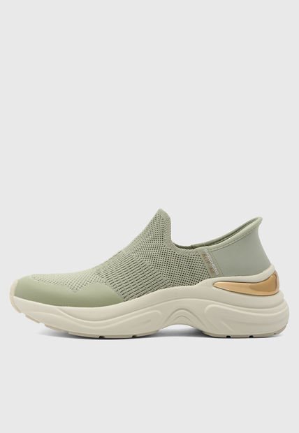Tenis Lifestyle Verde Claro-Blanco SKECHERS Slip-Ins Hazel
