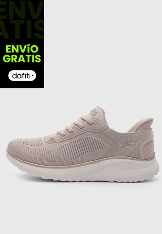 Tenis Lifestyle SKECHERS BOBS Squad Chaos - Current Muse Taupe Skechers