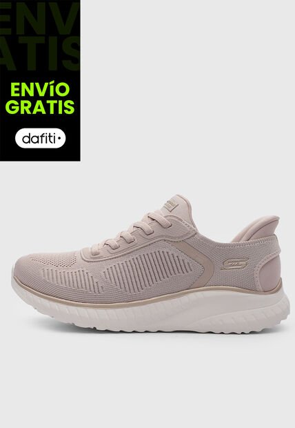 Tenis Lifestyle SKECHERS BOBS Squad Chaos - Current Muse Taupe