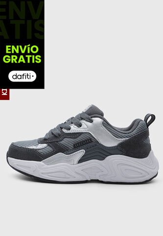 Tenis Walking SKECHERS Mega - Quake - Shadow Surge Gris Skechers