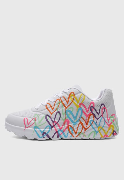 Tenis Lifestyle Blanco-Multicolor SKECHERS JGoldcrown Uno Lite