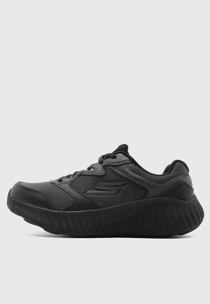 Tenis Lifestyle Negro SKECHERS Basic mesh lace up