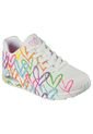 Tenis Skechers Uno - Highlight Love Color Blanco - Multicolor Para Mujer de Skechers