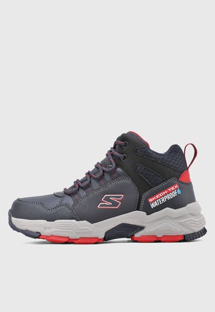 Bota Outdoor Azul-Rojo-Gris SKECHERS Drollix - Brindor