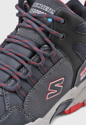 Bota Outdoor Azul-Rojo-Gris SKECHERS Drollix - Brindor