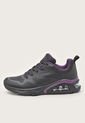 Tenis Lifestyle Negro-Violeta Skechers Tres-Air Uno - Modern Aff-Air de Skechers