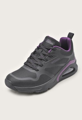 Tenis Lifestyle Negro-Violeta Skechers Tres-Air Uno - Modern Aff-Air