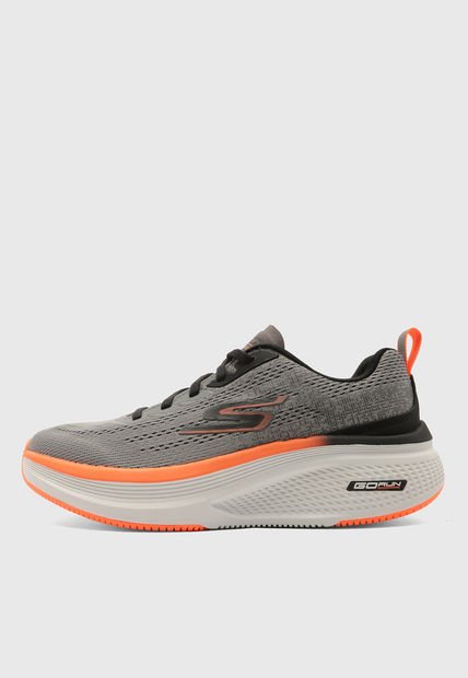 Tenis Running Gris-Blanco-Naranja SKECHERS Go Run Elevate 2.0