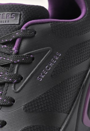 Tenis Lifestyle Negro-Violeta Skechers Tres-Air Uno - Modern Aff-Air