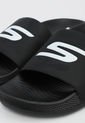 Playera Negro-Blanco Skechers Hyper Slide-Deriver de Skechers