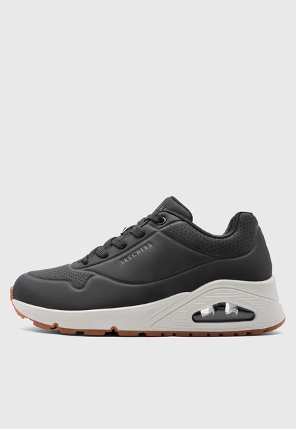 Tenis Lifestyle Negro-Blanco SKECHERS Uno - Stand on Air