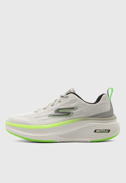 Tenis Running Blanco-Gris-Verde Neón SKECHERS Go Run Elevate 2.0 - Fluid Motion