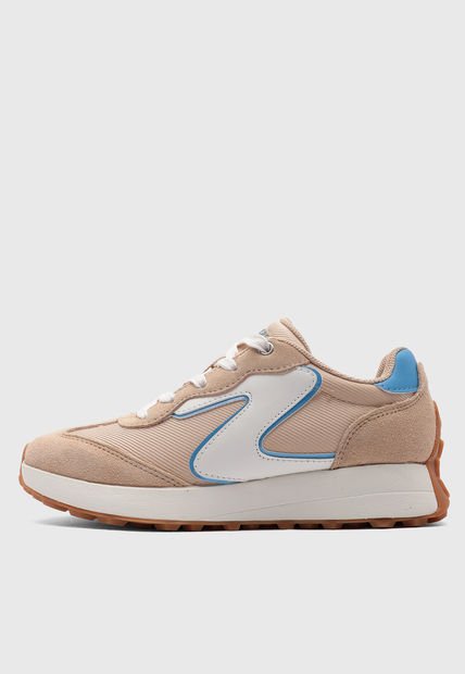 Tenis Lifestyle Beige-Blanco-Azul SKECHERS Gusto - Zesty