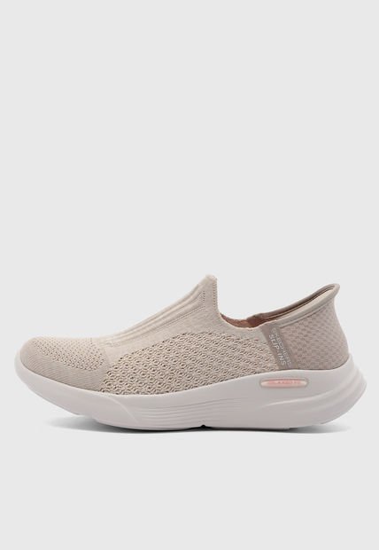 Tenis Lifestyle Beige-Blanco SKECHERS Relaxed Fit Sport