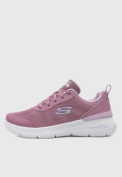 Tenis Training Malva-Blanco SKECHERS Skech-Air Dynamight 2.0