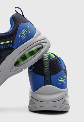 Tenis SKECHERS Microspec Max Advance Azul