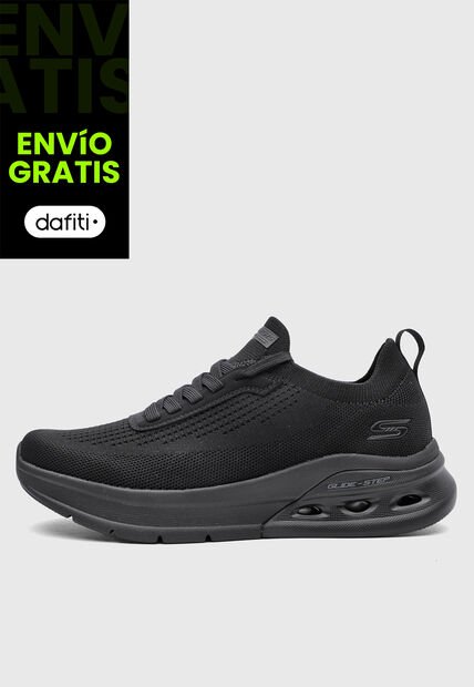Tenis Lifestyle SKECHERS Bobs Arc Waves 20 Negro